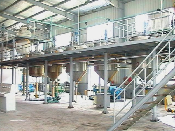 Oil and fat refining complete plant