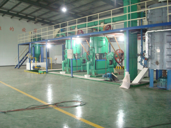 Teaseed oil manufacturing and refining plant